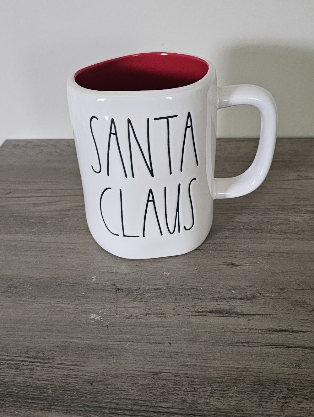Christmas Mug Santa Claus Stoneware Holiday Mug